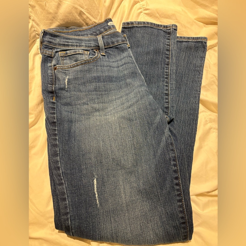 Jeans 3 for $20! Women’s Old Navy Distressed Curvy Skinny Jeans